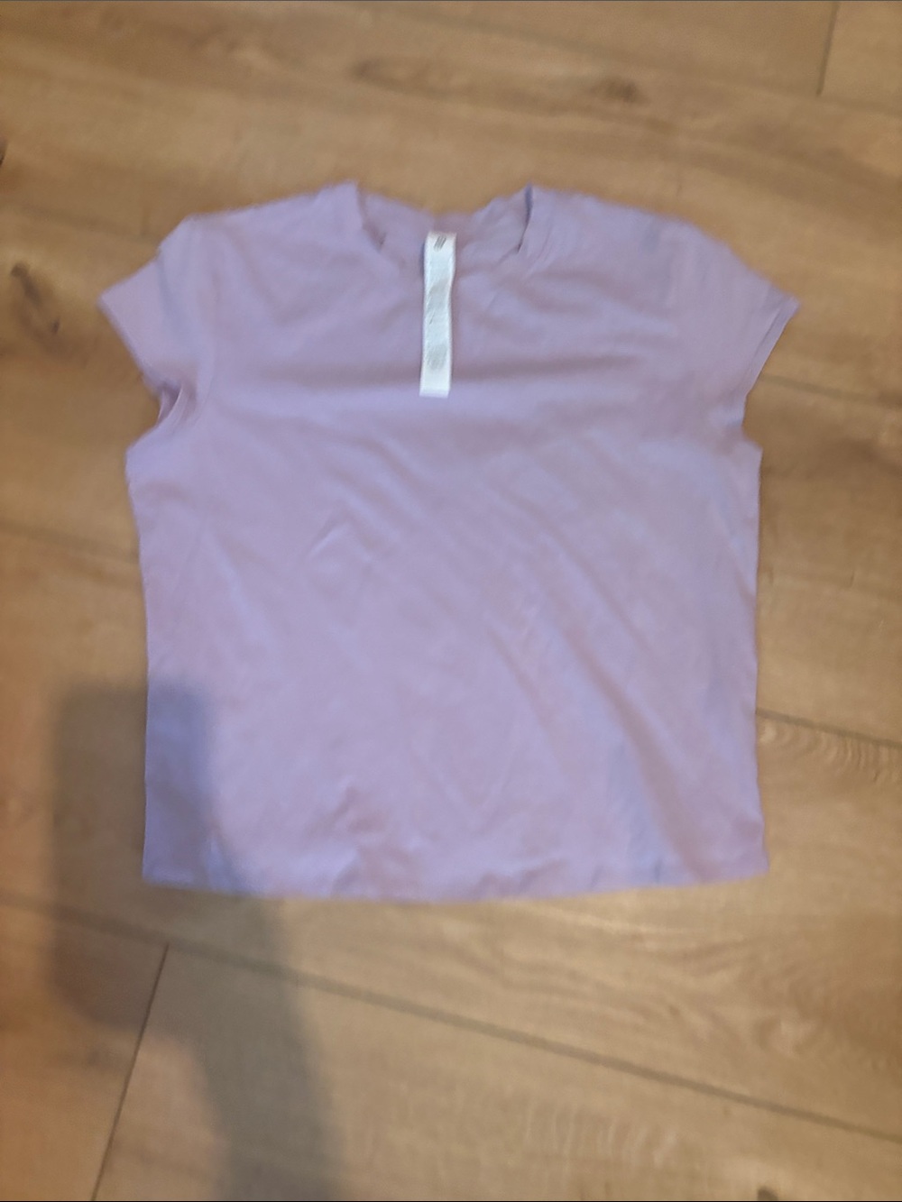 lululemon athletica Lilac Short Sleeve Crew Tee size large